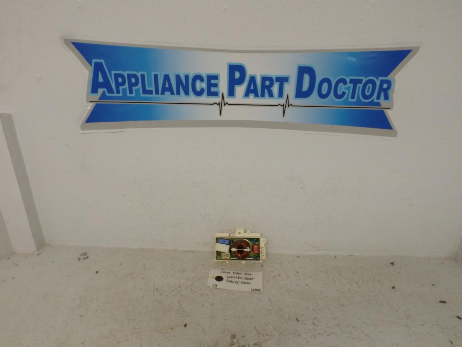 LG Washer 6201EC1006T 6201EC1006L Noise Filter Assembly Used LG Washer 6201EC1006T 6201EC1006L Noise Filter Assembly Used